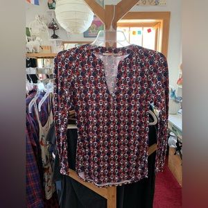 Italian boutique blouse with balloon sleeve
